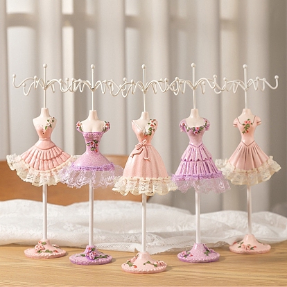 Metal with Resin Earring Rack, Earrings Display Stand, Dress
