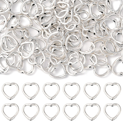 100шт. рамка для бусин в тибетском стиле, без свинца и без кадмия, без никеля , сердце