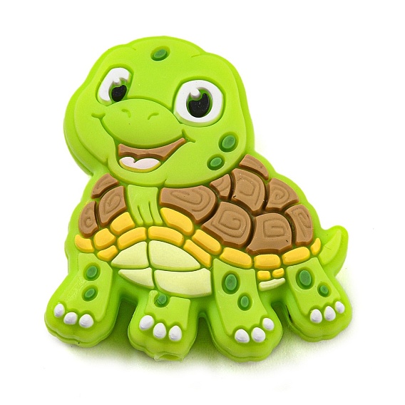 Силиконовые бусины, черепаха