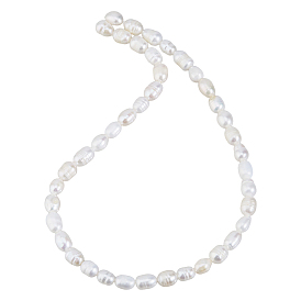 1 нити натуральных культивированных пресноводных жемчужных бусин, рис