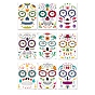 Halloween Theme Removable Temporary Water Proof Face Tattoos Paper Stickers, Human Head