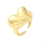 Brass Open Cuff Rings, Heart