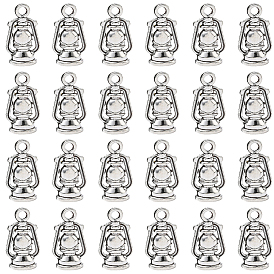 40 шт. наборы подвесок из цинкового сплава в тибетском стиле, без свинца и без кадмия, подвески-фонарики