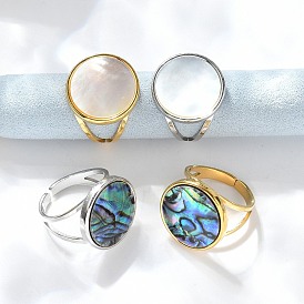 Плоские круглые 304 манжеты из нержавеющей стали для женщин, ионное покрытие (ip)