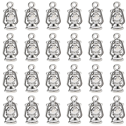 40 шт. наборы подвесок из цинкового сплава в тибетском стиле, без свинца и без кадмия, подвески-фонарики