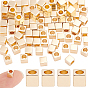 Spacer бисер латунные, кубические