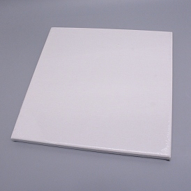 Wood and Linen Painting Canvas Panels, Blank Drawing Boards, for Oil & Acrylic Painting, Square