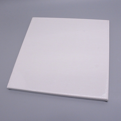 Wood and Linen Painting Canvas Panels, Blank Drawing Boards, for Oil & Acrylic Painting, Square