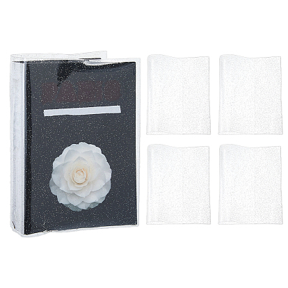 Блестящие ПВХ обложки для книг, прямоугольные