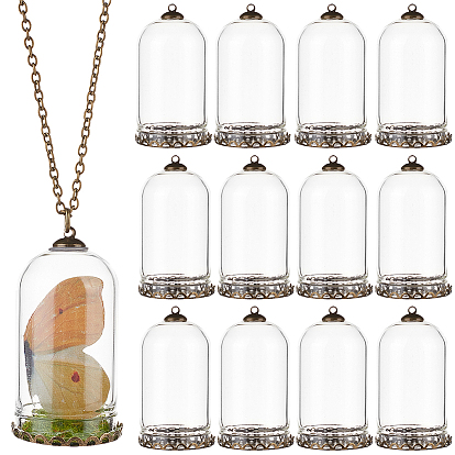 Наборы для самостоятельного изготовления подвесок из латуни и стекла