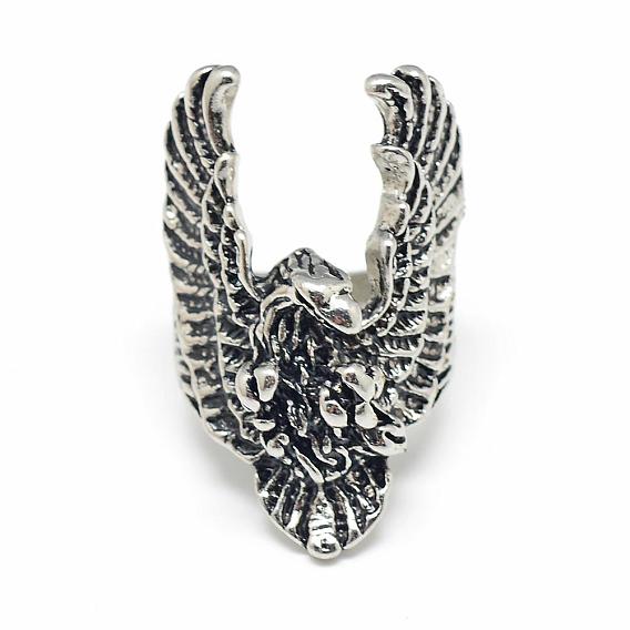 Legierung Fingerringe, Breitbandringe, Adler