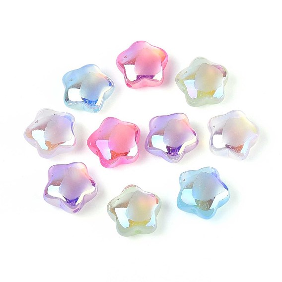 УФ-покрытие смоляные шарики, имитация шарики глаза кота, радужный, звезда