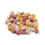 Rondelle Food Grade Eco-Friendly Silicone Focal Beads, Chewing Beads For Teethers, DIY Nursing Necklaces Making