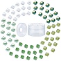 DIY AB Color Plated Bead Stretch Bracelet Making Kits, Including Electroplate Glass Beads and Strong Stretchy Beading Elastic Thread