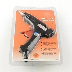 Jewelry Tools Glue Guns, 110x135mm, Voltage:100-240V/Power:20W, Line: about 120cm long, plug: about 4mm in diameter, Fit for 7mm Plastic Sticks