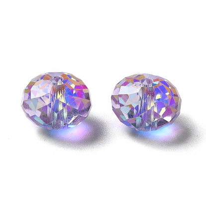 Verre imitation perles de cristal autrichien, facette, rondelle