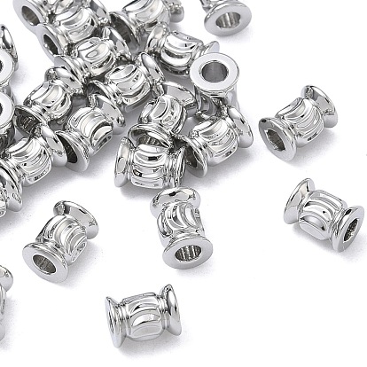Perles en laiton shegrace, sans cadmium et sans nickel et sans plomb, colonne