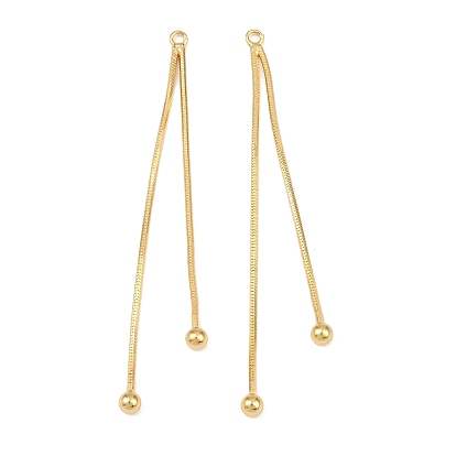 Латунные большие кулоны, подвески-кисточки