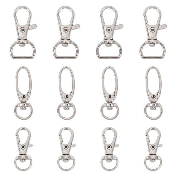 Alloy Swivel Lobster Claw Clasps, Swivel Snap Hook