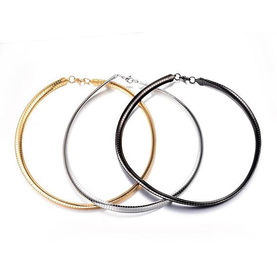 304 Stainless Steel Chain Necklaces, with Lobster Claw Clasps