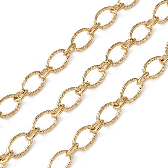 304 цепи из нержавеющей стали ссылка, несварные, с катушкой, ионное покрытие (ip), овальные