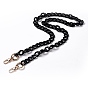 Acrylic Curb Chains Bag Straps, with Alloy Spring Gate Ring & Swivel Clasps, for Bag Straps Replacement Accessories
