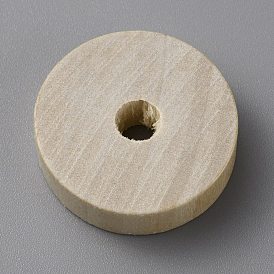 Необработанные деревянные диски, плоский круглый вырез из дерева