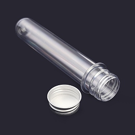 Column Plastic Refillable Bottle, with Screw Cap, for Shampoo, Lotions, Creams Subpackage
