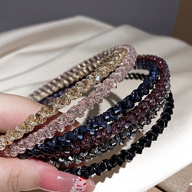 Glass Beaded Hair Bands, Hair Accessories for Women Girls