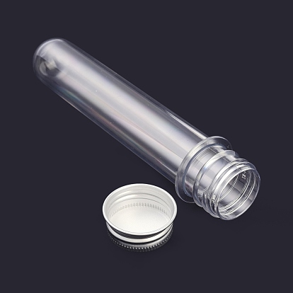 Column Plastic Refillable Bottle, with Screw Cap, for Shampoo, Lotions, Creams Subpackage