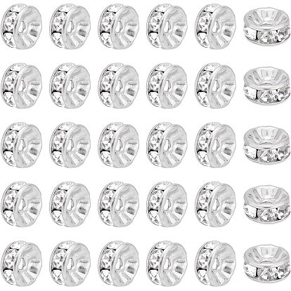 316 хирургические дистанционные бусины из нержавеющей стали, со стразами, диск