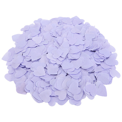 100 г бумажное конфетти на столе, для праздничных украшений, сердце