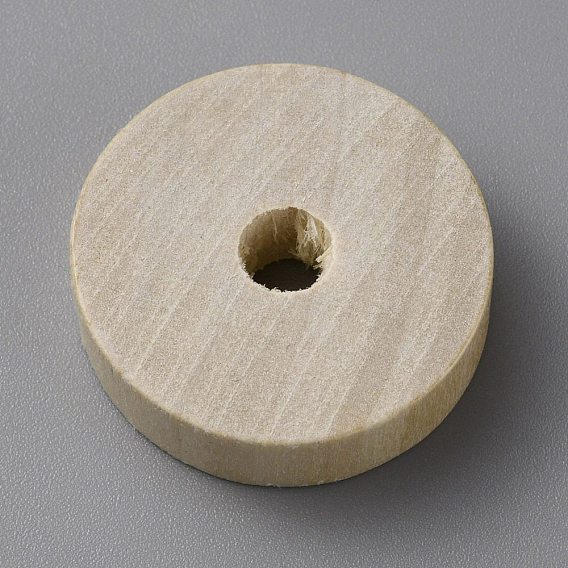 Необработанные деревянные диски, плоский круглый вырез из дерева