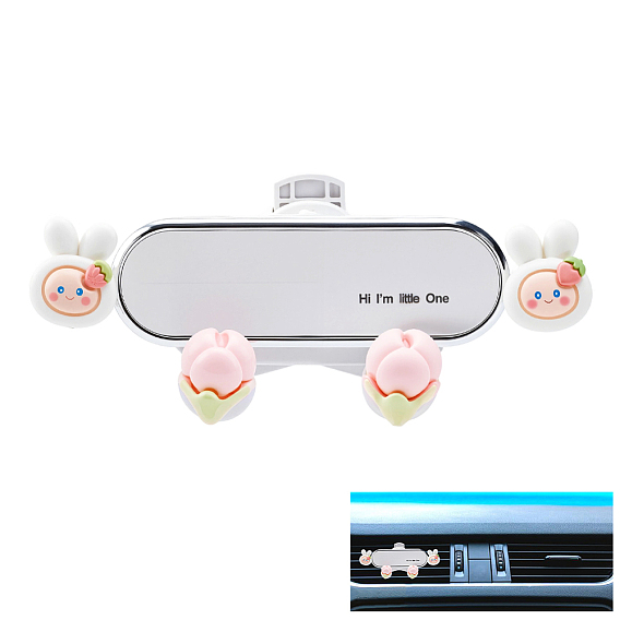 Автомобильный держатель для телефона из АБС-пластика, зажим для вентиляционного отверстия для кошек, автомобильные аксессуары