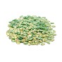 Plastic Sequins Beads, Golden Sheen, Sewing Craft Decorations, Leaf