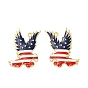 Подвески из сплава с эмалью ко дню независимости, орел с подвеской в виде флага США