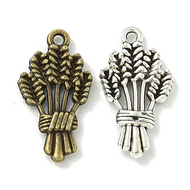 Tibetan Style Alloy Pendants, Lead Free & Cadmium Free, Ear of Wheat