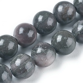 Природные зебры яшмы бисер нитей, круглые