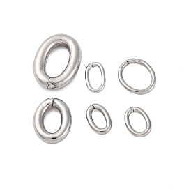 304 из нержавеющей стали открыты кольца прыжок, овальные