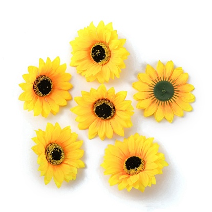 Tuch Sonnenblume, künstlicher Blumenkopf, Hauptdekorationen