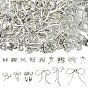 120Pcs 15 Styles Tibetan Style Alloy Pendants, Bowknot Charms
