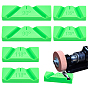 3Pcs ABS Drill Bit Sharpener Tool, Rectangle