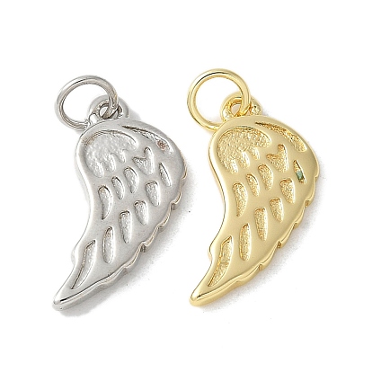 Латунные подвески, крылатые прелести, с целью перехода в кольце, без свинца и без кадмия, долговечный