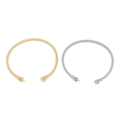 Изготовление латунного текстурированного волнистого открытого браслета-манжеты