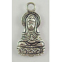 Tibetan silver Pendant, Lead Free and Cadmium Free, Bodhisattva Shape