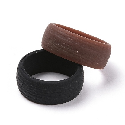 Silicone Finger Rings, Textured