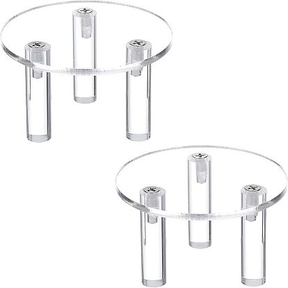 Акриловая платформа дисплея, аксессуары для дисплея модели игрушки, круглые