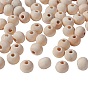 Natural Unfinished Wood Beads, Round Wooden Loose Beads Spacer Beads for Craft Making, Macrame Beads, Large Hole Beads, Lead Free