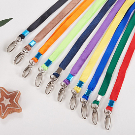 Polyester Neck Strap Lanyard, with Metal Button