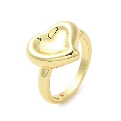 Anillo de dedo de latón chapado en rack, larga duración plateado, sin plomo y cadmio, corazón